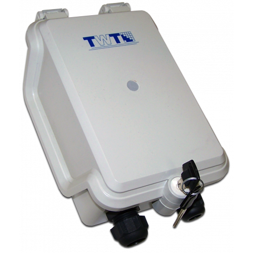 Outdoor distribution box for 3 connection modules, 30 pairs